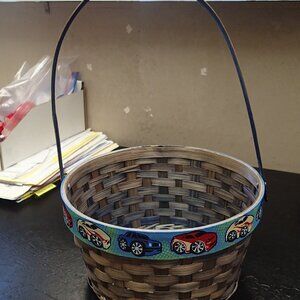 Kids Blue Car Themed Easter Basket